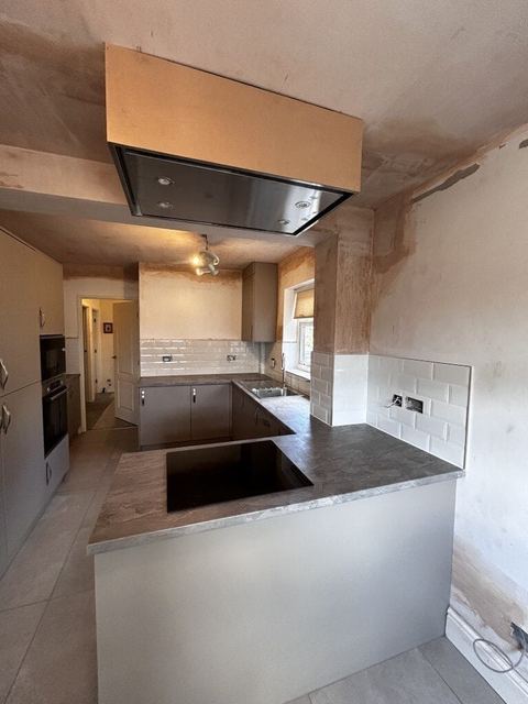 Kitchen transformation with structural alterations — finished