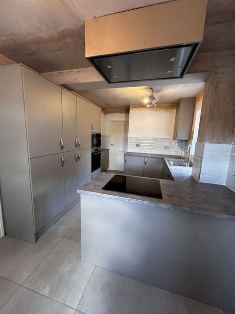 Kitchen transformation with structural alterations — finished