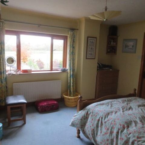 A bedroom and en suite refurbished together — before work started
