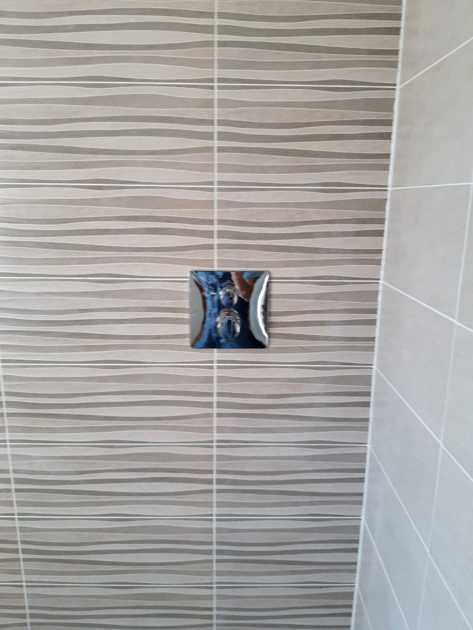 Seperate controls for shower dual valve