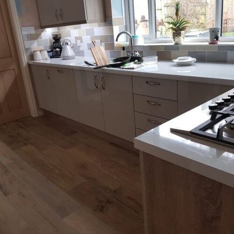 A three-week kitchen renovation, wall to wall — finished