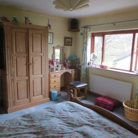 A bedroom and en suite refurbished together — before work started