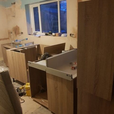 A three-week kitchen renovation, wall to wall — finished