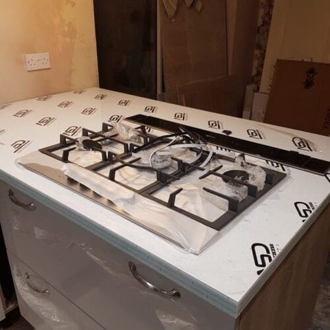 A three-week kitchen renovation, wall to wall — work in progress