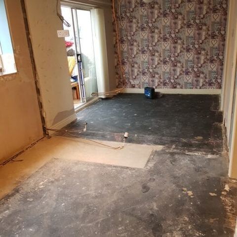 A three-week kitchen renovation, wall to wall — before work started