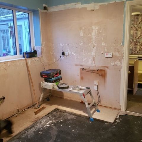 A three-week kitchen renovation, wall to wall — before work started