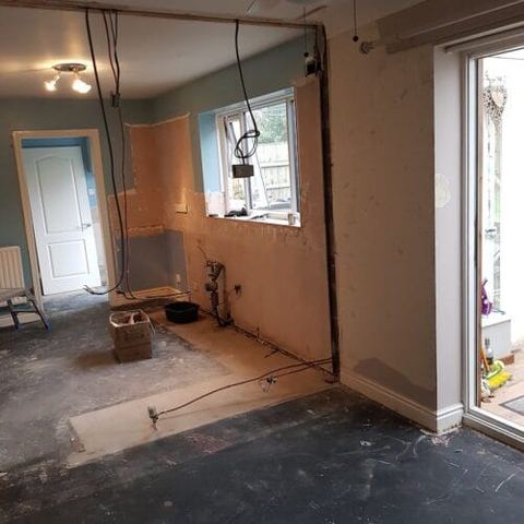 A three-week kitchen renovation, wall to wall — before work started