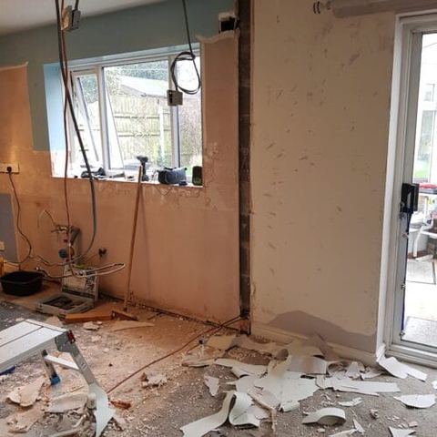 A three-week kitchen renovation, wall to wall — before work started