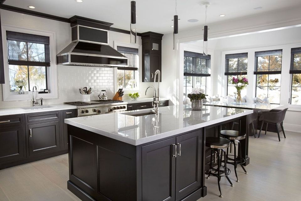Design options for quartz kitchen worktops