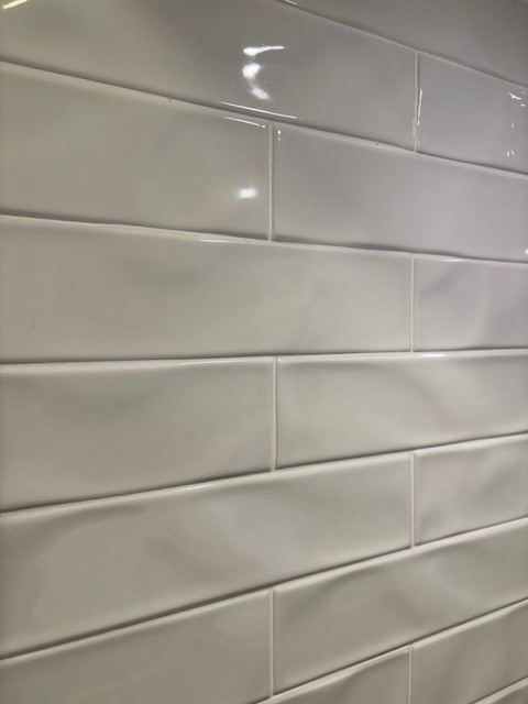 Ancien Blanco tile, 75 x 300 mm, white