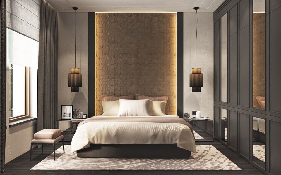 A bedroom design consultation