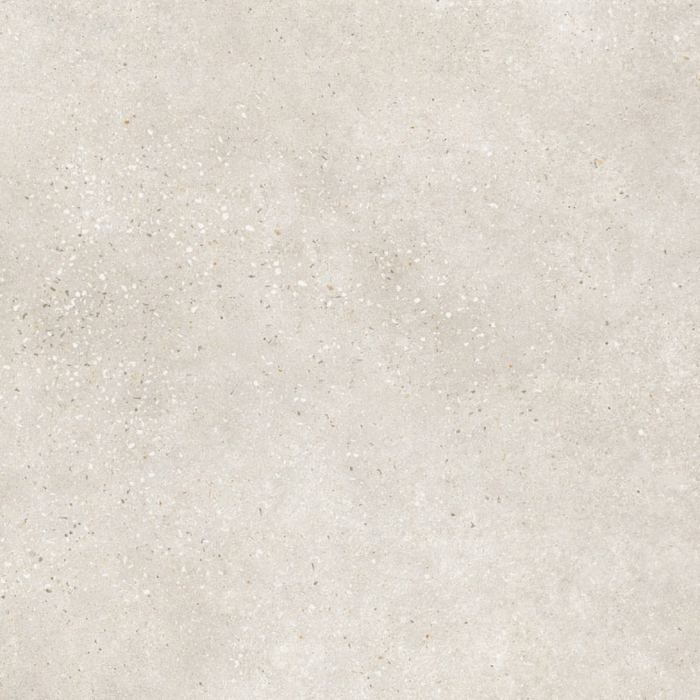 Asphalt Off White tile, 60 x 60 cm, white