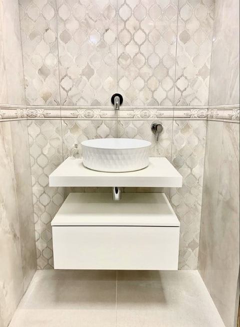 A finished fitted bathroom