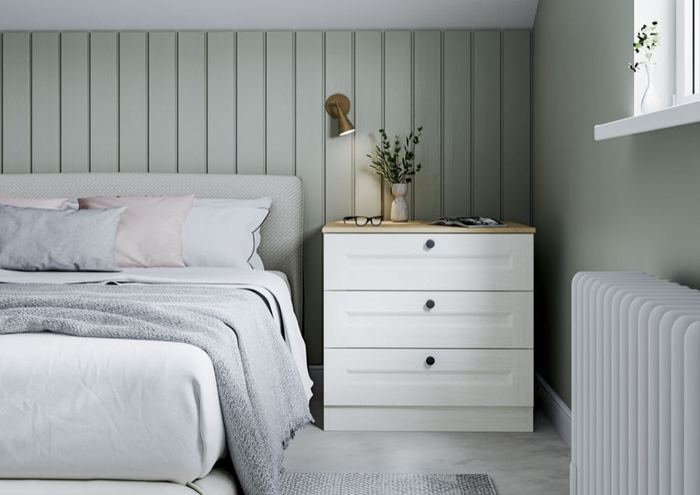 Belsay Beaded bedroom storage detail