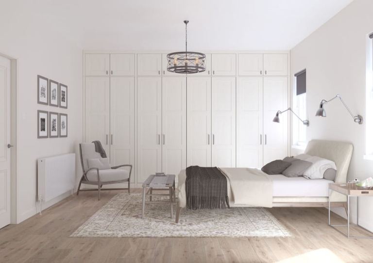 Belsay Woodgrain bedroom, second room view