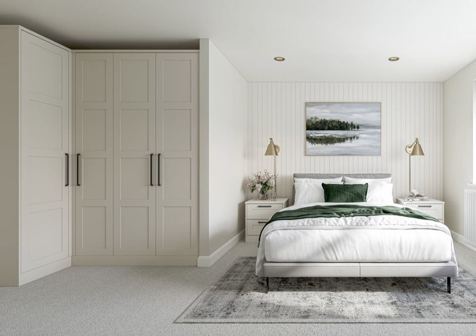 Hunton bedroom in Taupe Grey