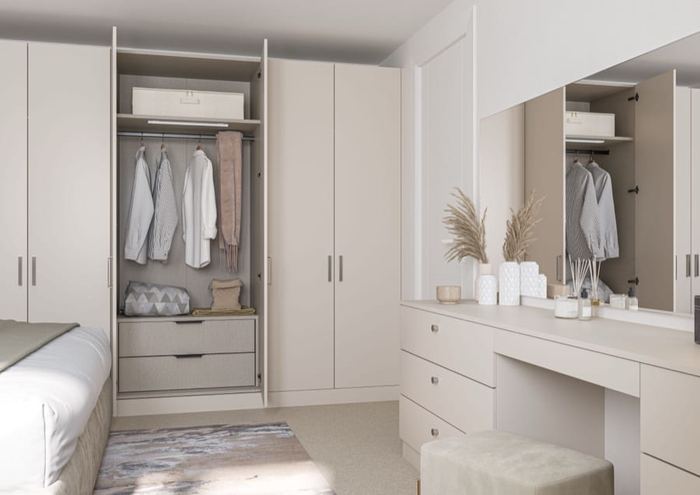 Porter bedroom storage detail