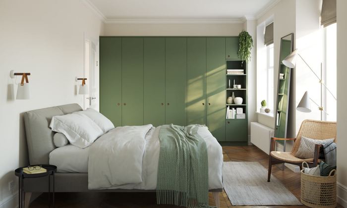 Porter bedroom in Regents Green, full room view