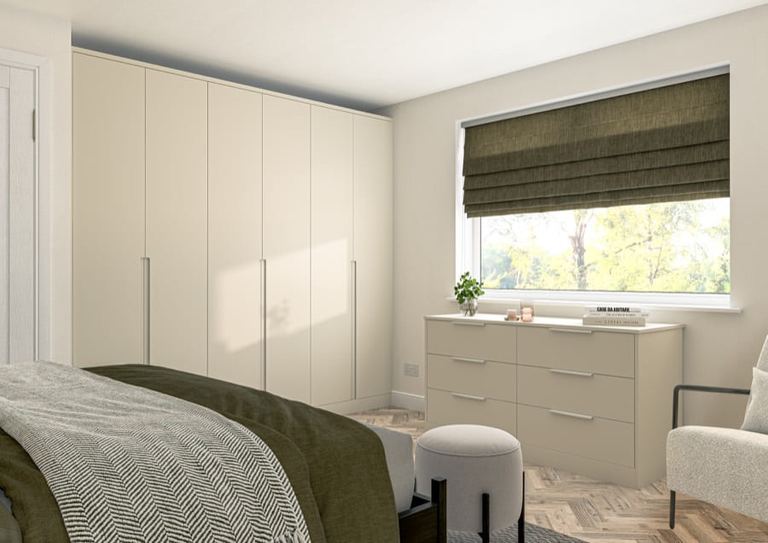 Sculpt bedroom storage detail