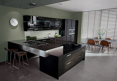 Colour combinations for tiles and cabinets