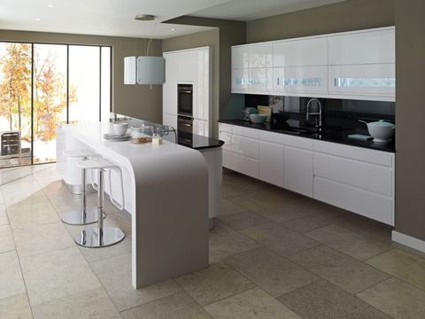 Handle-less kitchen design ideas