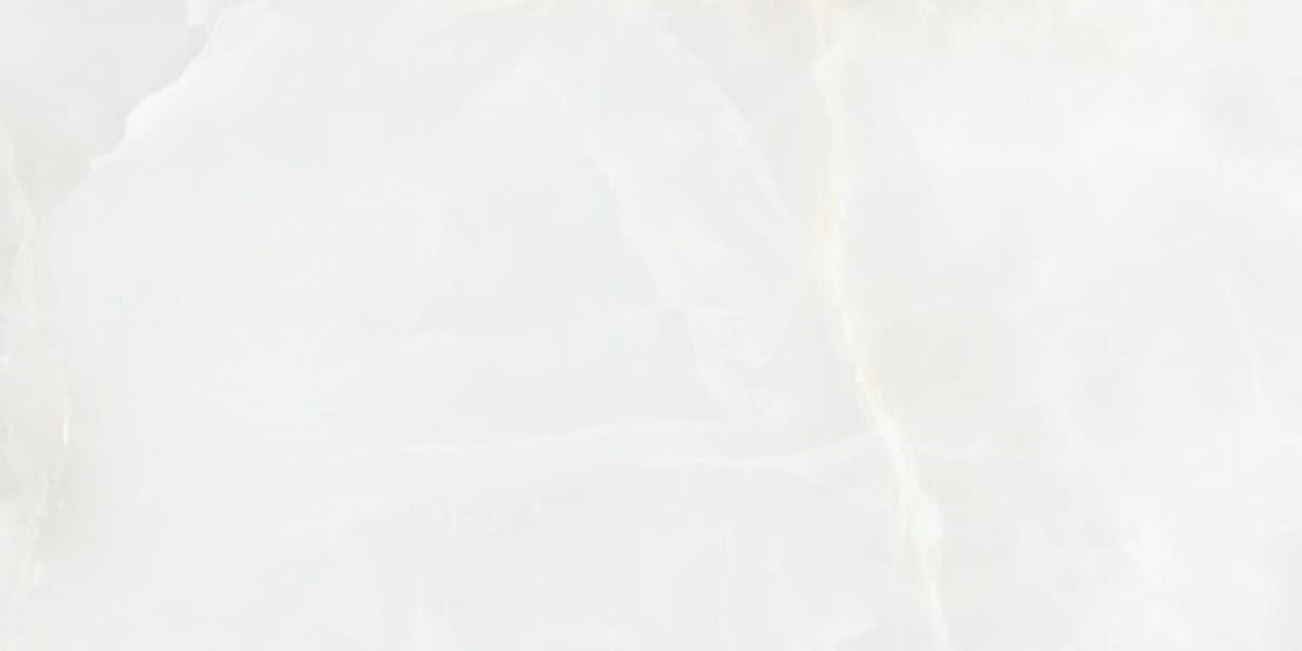 Garner Matt White tile, 30 x 60 cm, marble-effect