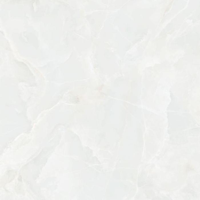 Garner Matt White tile, 60 x 60 cm, marble-effect