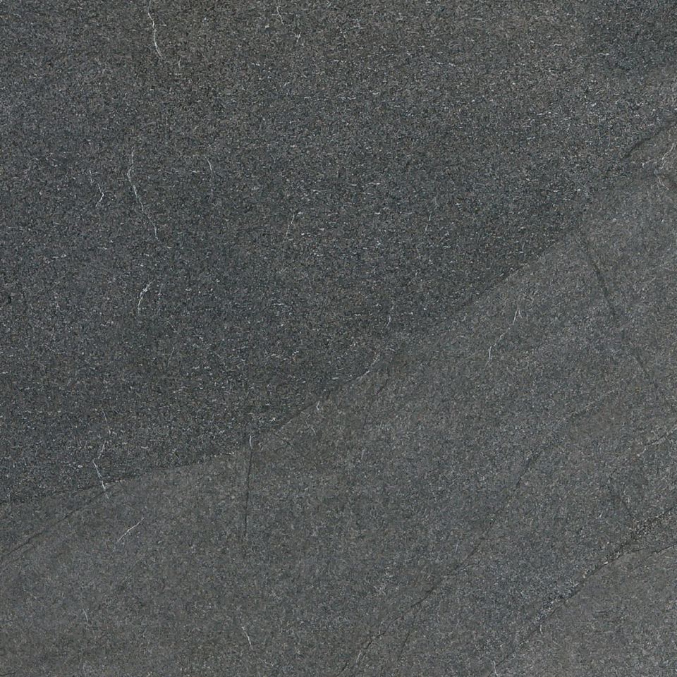 Halley Argent Outdoor porcelain tiles fitted in a room, grey, gloss & polished