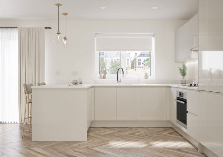 Arlo kitchen, second room view