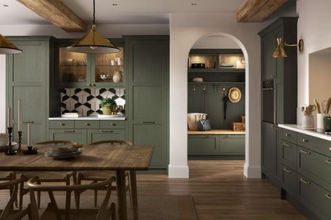 Crathorne kitchen in Regents Green, a narrow frame shaker door