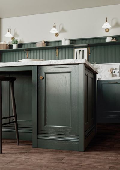 Mornington Beaded Vale kitchen storage detail