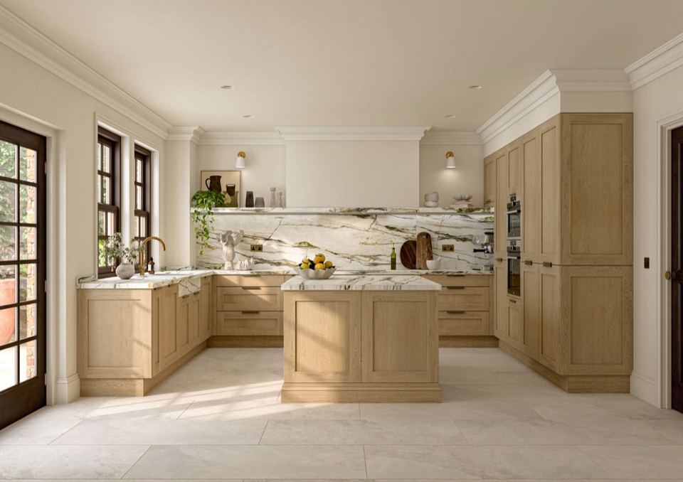 Mornington Shaker kitchen in Oak