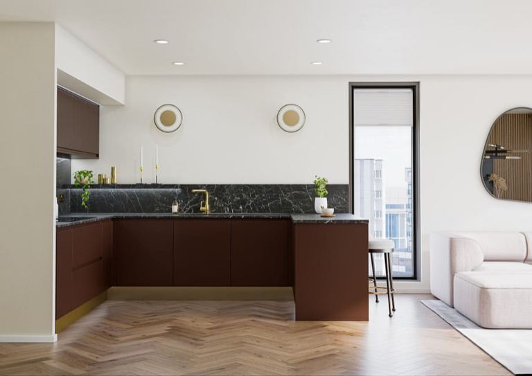 Remo kitchen, second room view