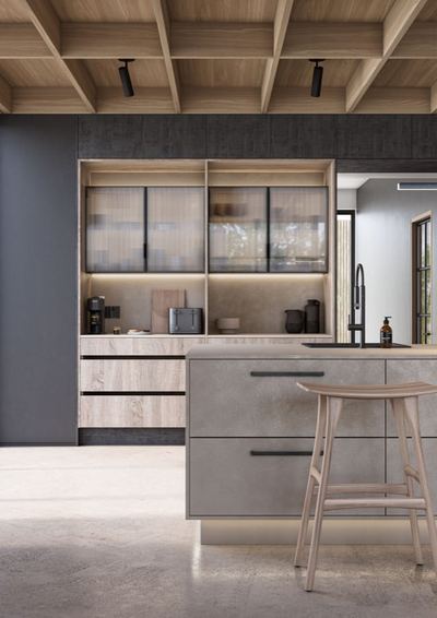 Unity kitchen storage detail