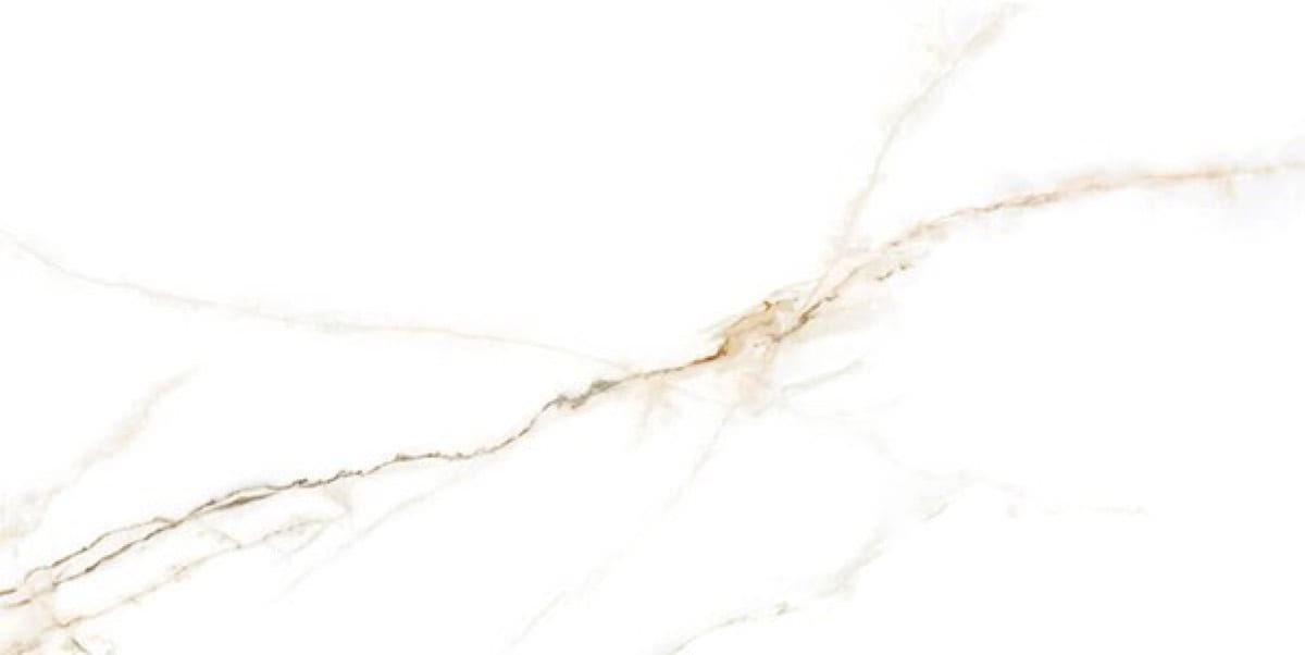 Lance White tile, 30 x 60 cm, marble-effect