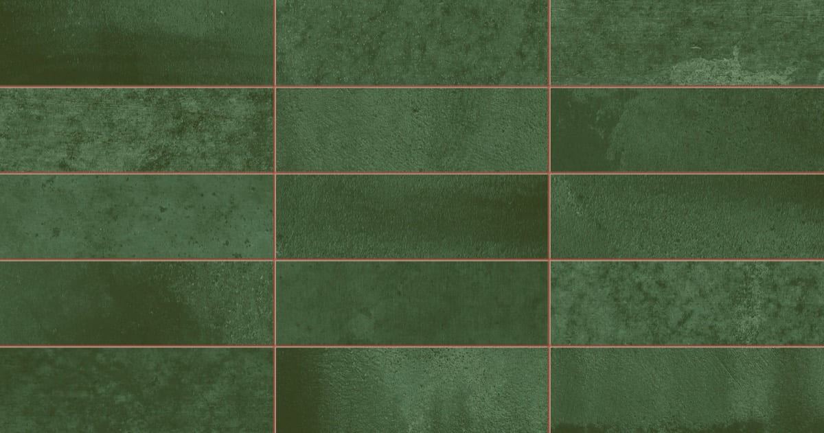 Nexti Emerald tile, 31.6 x 60 cm, green