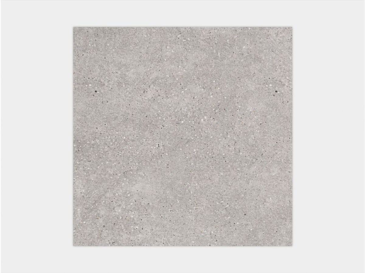 Porcelanosa Bottega Acero tile, 44.3 x 44.3 cm, grey