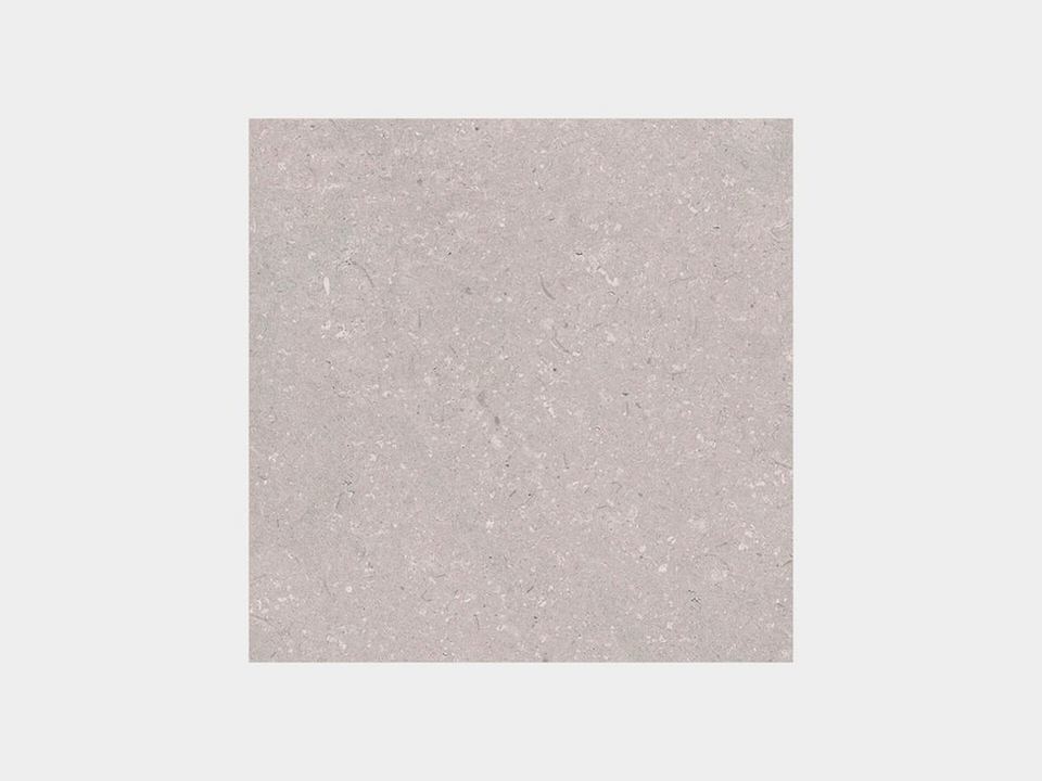 Porcelanosa Coral Acero tile, 44.3 x 44.3 cm, grey