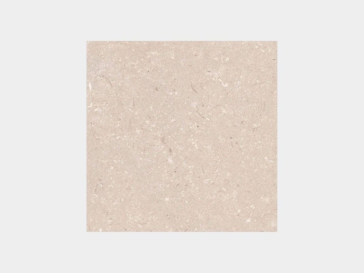 Porcelanosa Coral Caliza tile, 44.3 x 44.3 cm, cream & beige
