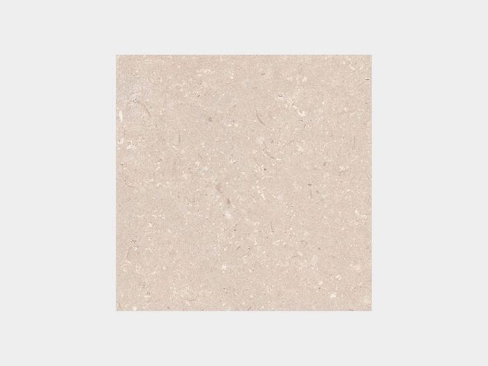 Porcelanosa Coral Caliza tile, 44.3 x 44.3 cm, cream & beige