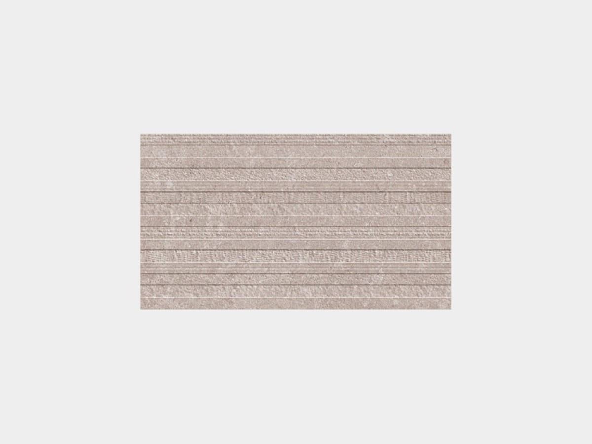 Porcelanosa Deco Coral Topo tile, 33 x 59 cm, taupe & brown