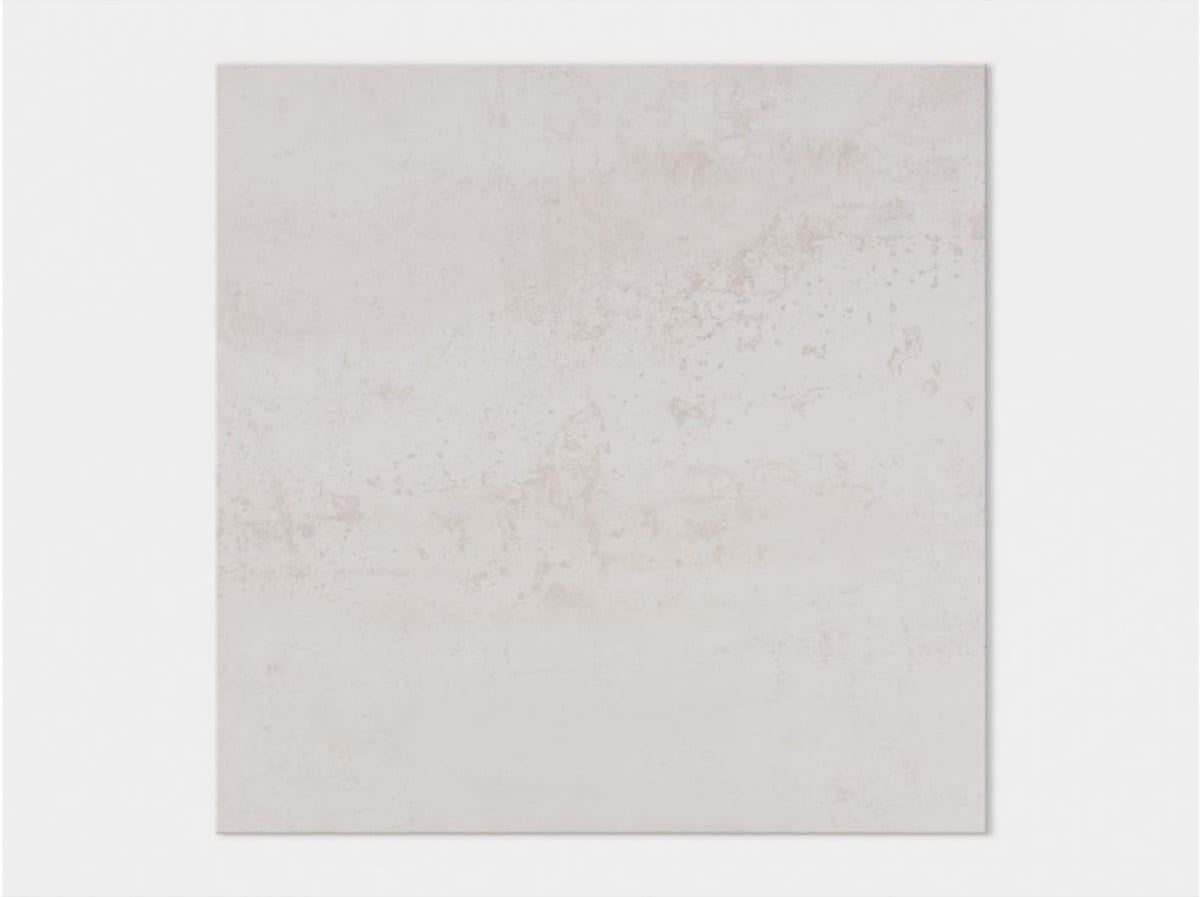 Porcelanosa Ferroker Platino tile, 44.3 x 44.3 cm, white
