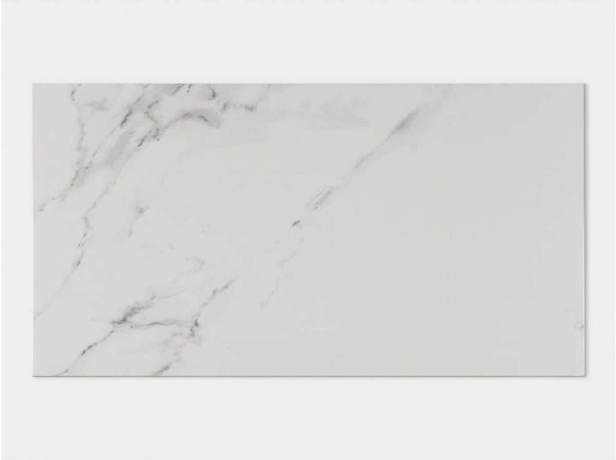 Porcelanosa Marmol Carrara Blanco tile, 33.3 x 59.2 cm, marble-effect