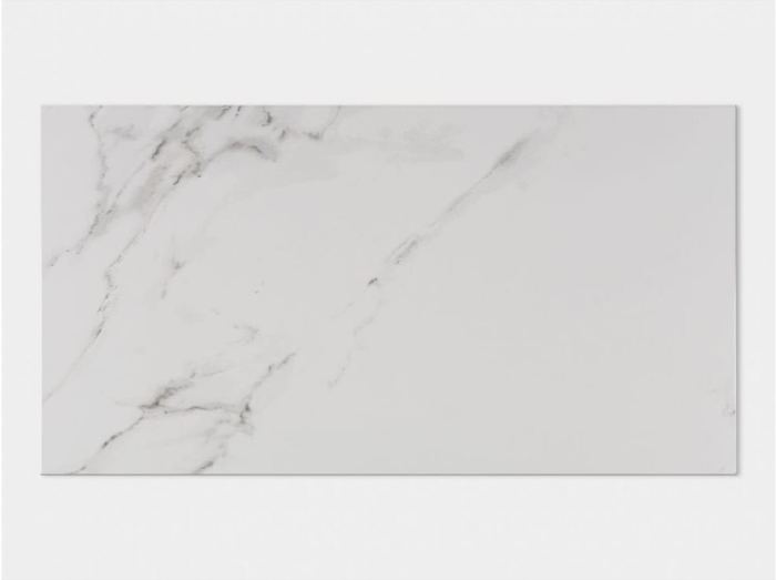 Porcelanosa Marmol Carrara Blanco tile, 33.3 x 59.2 cm, marble-effect