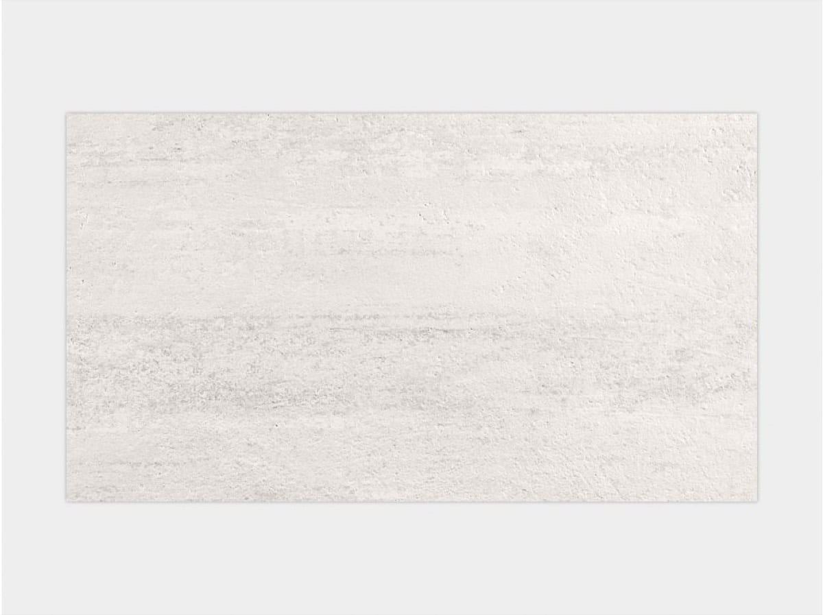 Porcelanosa Nantes Caliza tile, 33.3 x 59.2 cm, white