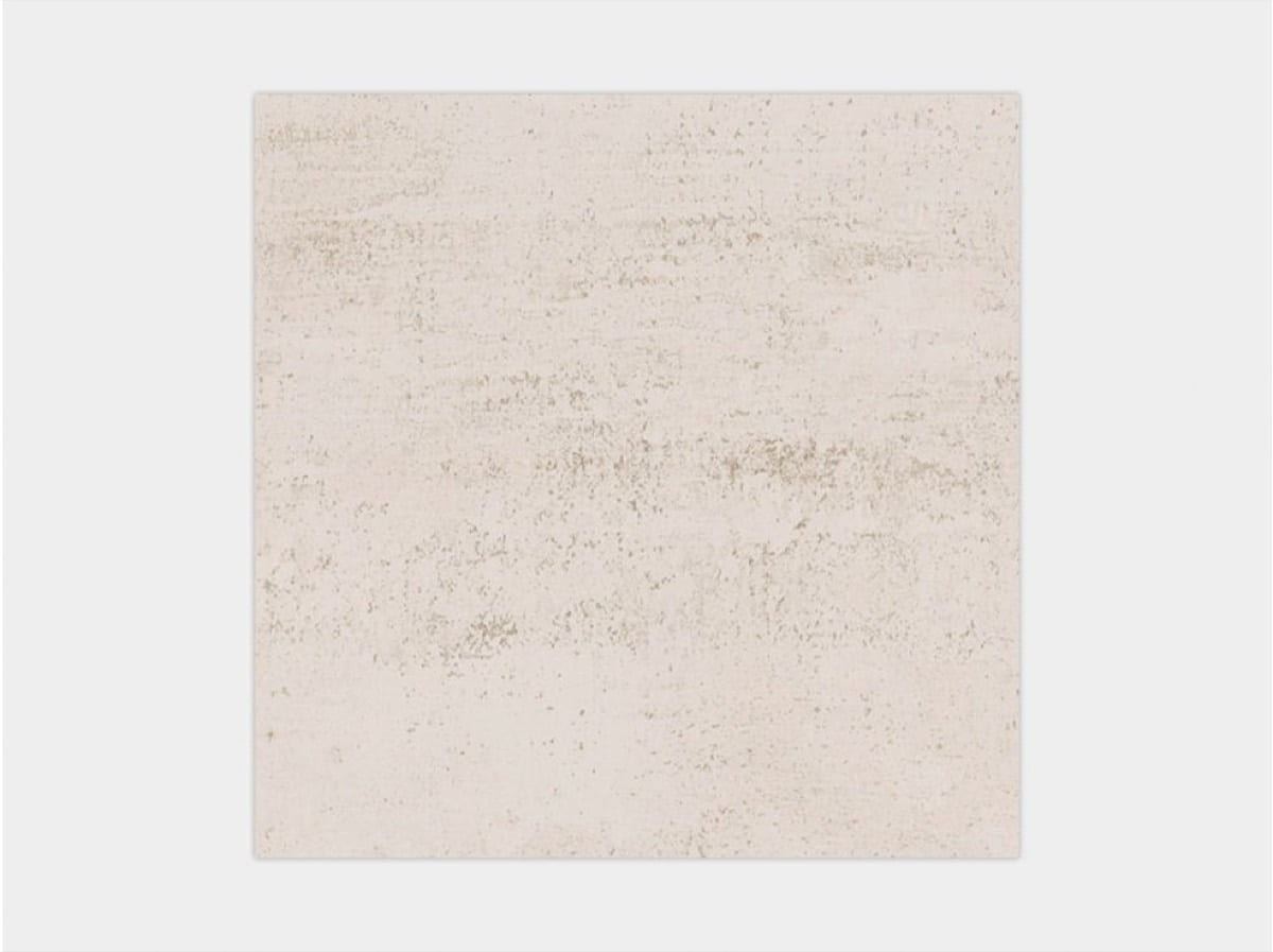 Porcelanosa Nantes Caliza tile, 44.3 x 44.3 cm, white