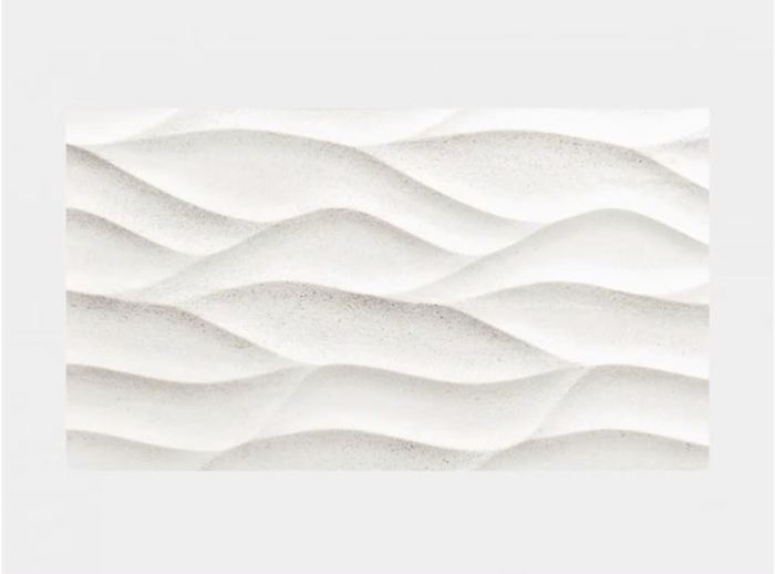 Porcelanosa Ona Blanco tile, 25 x 44 cm, white