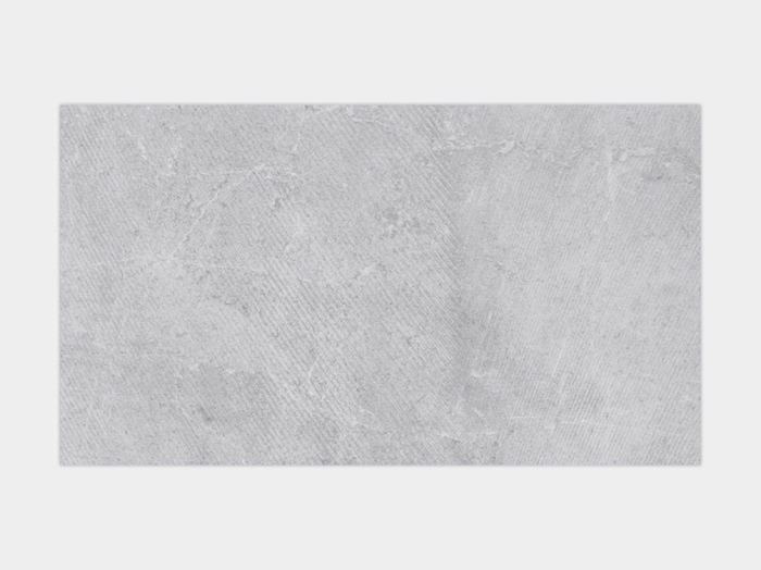 Porcelanosa Rodano Acero tile, 33.3 x 59.2 cm, grey