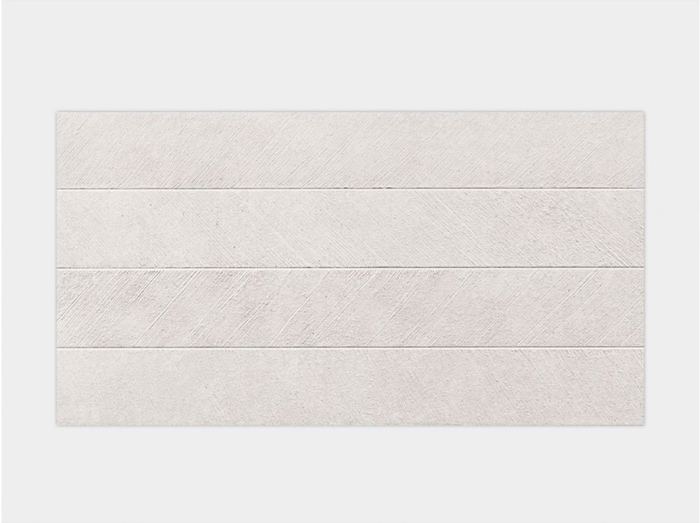 Porcelanosa Spiga Bottega White tile, 33.3 x 59.2 cm, white