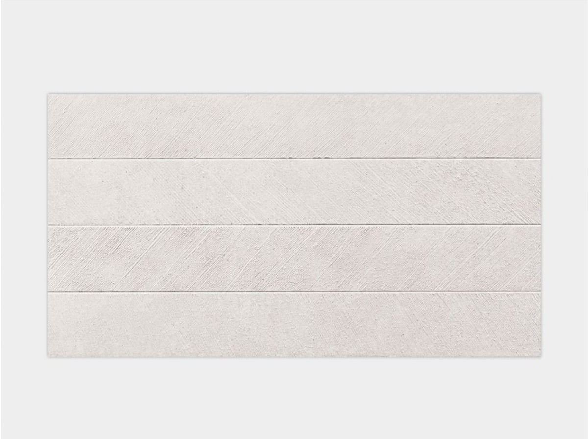 Porcelanosa Spiga Bottega White tile, 33.3 x 59.2 cm, white